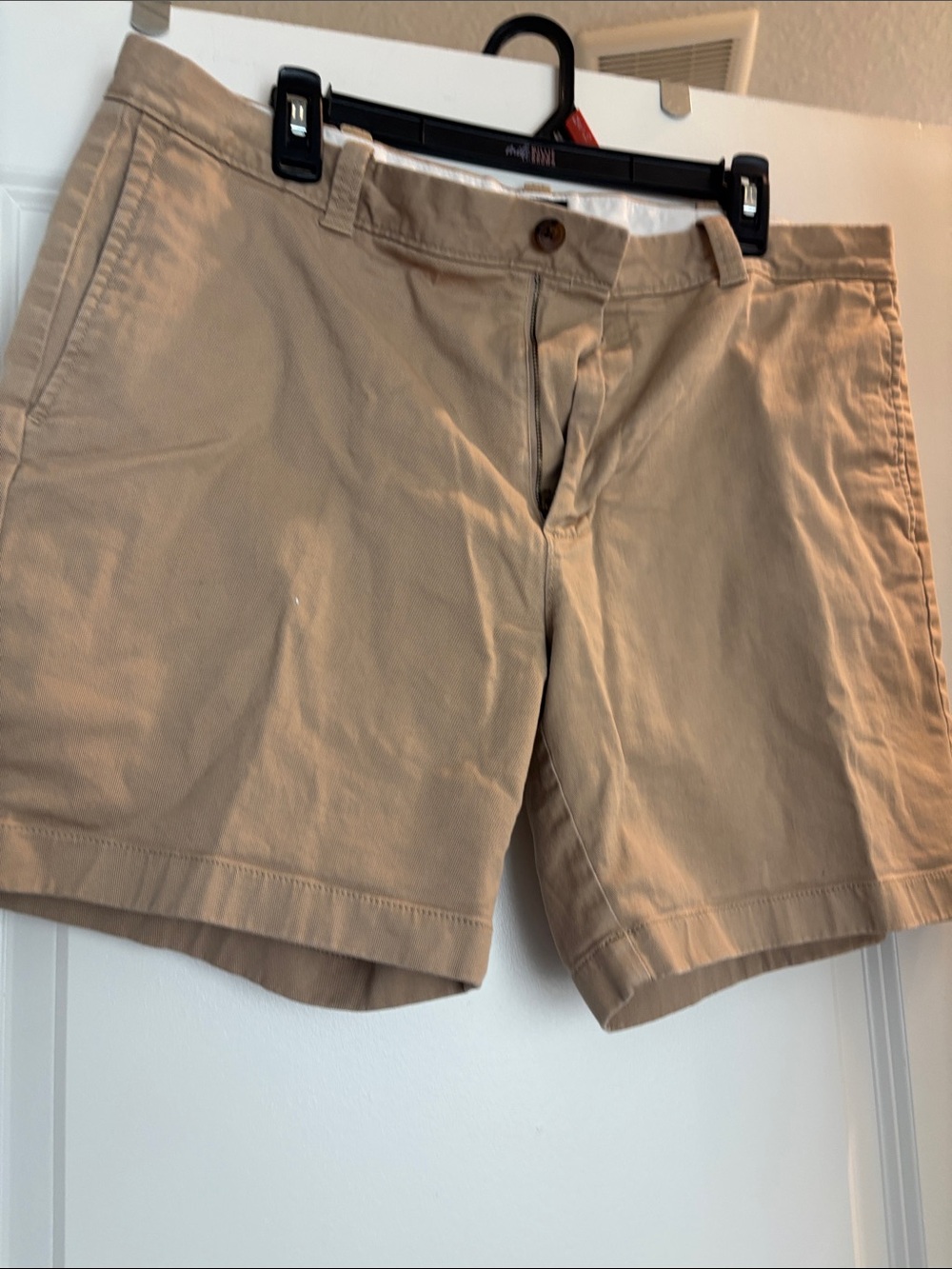 J Crew Classic mens Cotton Shorts in Khaki